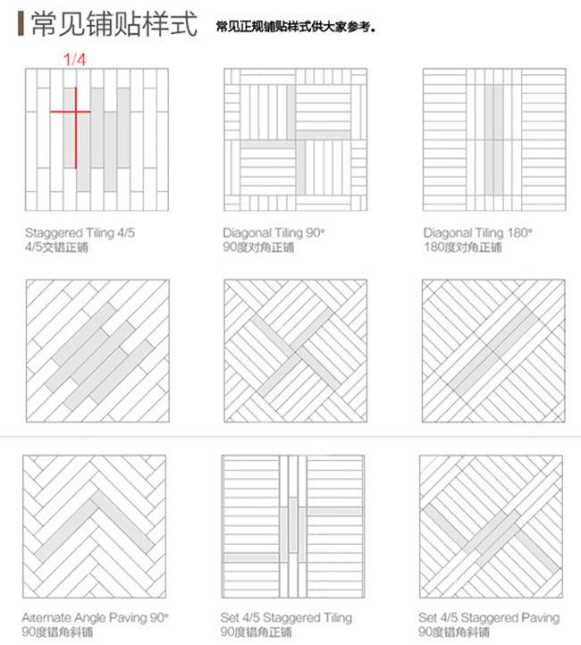 鋪設木紋瓷磚的注意事項